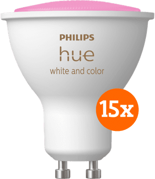 Philips Hue White and Color GU10 15-pack