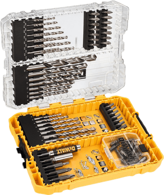 DeWalt 72-piece Stone Drill Bits EXTREME and HSS-G Metal Drill Bits EXTREME 2 TOUGH CASE