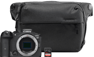 Canon EOS R7 Starter Kit + RF 50mm f/1.8 STM