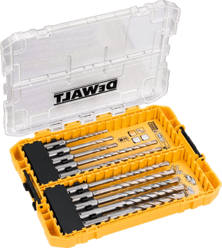 DeWalt 10-piece Extreme 2 SDS plus Drill Bit Set Tough Case