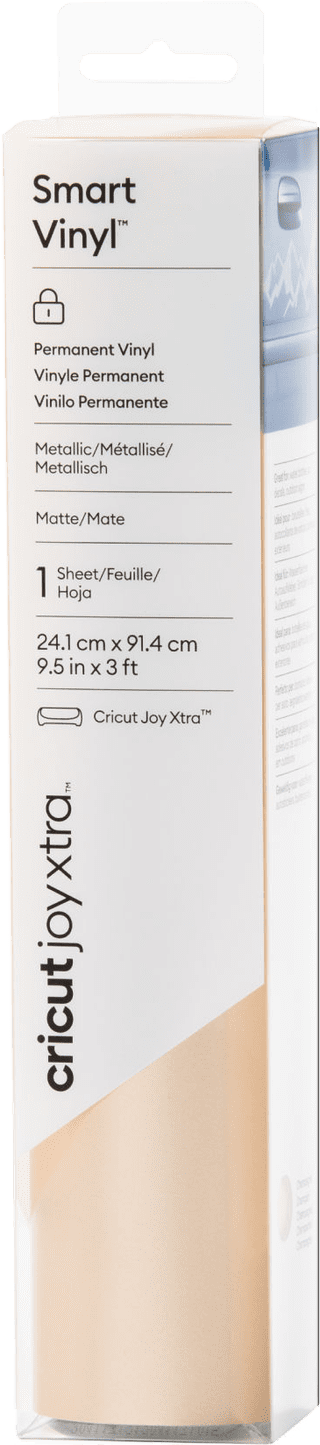 Cricut Joy Xtra Smart Vinyl Permanent 24x91cm Mat Champagne