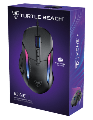 Turtle Beach Kone II Wired Gaming Muis Zwart