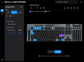 Logitech G915 X Lightspeed Wireless Gaming Toetsenbord Zwart Qwerty