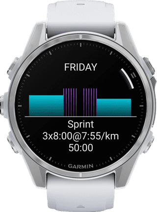 Garmin Fenix 8 Zilver/Wit 43mm