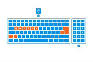 Logitech G316 X 98 Bedrade Gaming Toetsenbord Qwerty Wit