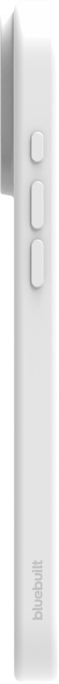 BlueBuilt Back Cover iPhone 16 Pro Max White + Privacy Filter Screen Protector Glass