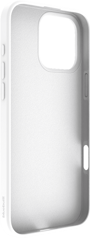 BlueBuilt Back Cover iPhone 16 Pro Max White + Privacy Filter Screen Protector Glass