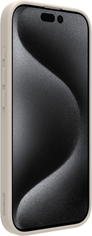 BlueBuilt Back Cover iPhone 16 Pro Beige