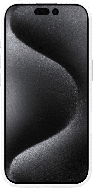 BlueBuilt Back Cover iPhone 16 Pro Wit + Screenprotector Glas Duo Pack