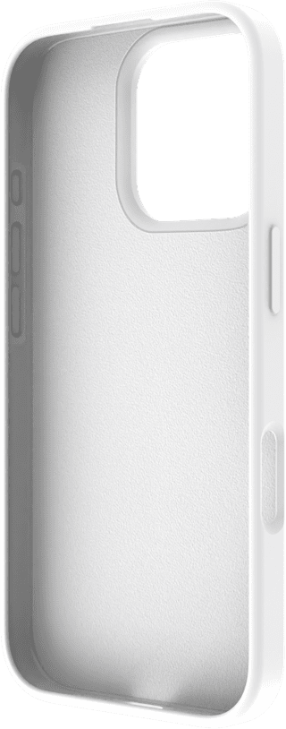 BlueBuilt Back Cover iPhone 16 Pro Wit + Screenprotector Glas Duo Pack