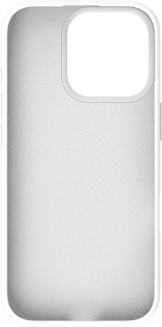 BlueBuilt Back Cover iPhone 16 Pro Wit + Screenprotector Glas Duo Pack