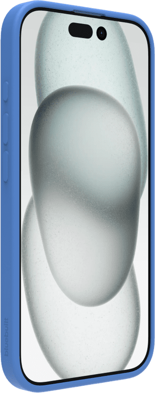 BlueBuilt Back Cover iPhone 16 Blue + Screen Protector Glass