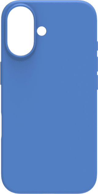 BlueBuilt Back Cover iPhone 16 Blue + Screen Protector Glass