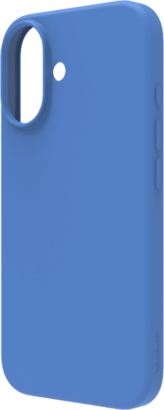 BlueBuilt Back Cover iPhone 16 Blue + Screen Protector Glass