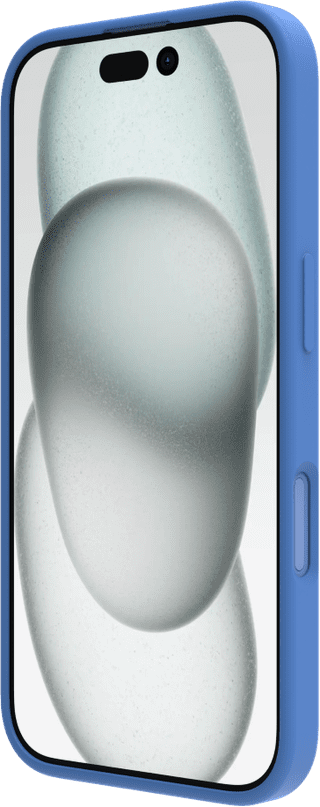 BlueBuilt Back Cover iPhone 16 Blue + Screen Protector Glass