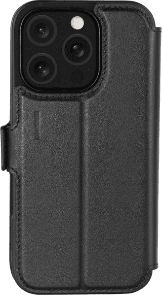 BlueBuilt Apple iPhone 16 Pro Book Case Leer Zwart