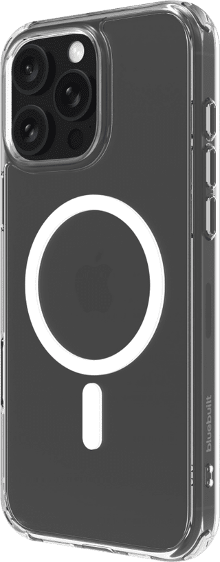 BlueBuilt Protective Back Cover met MagSafe iPhone 16 Pro Max Transparant
