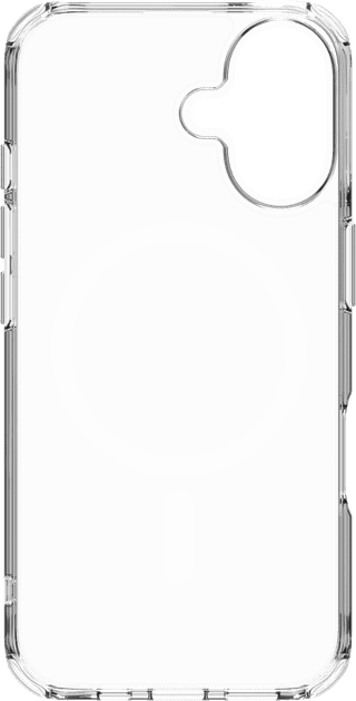 BlueBuilt Protective Back Cover met MagSafe iPhone 16 Transparant