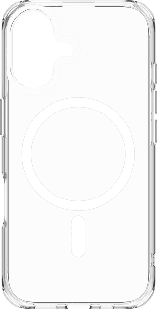 BlueBuilt Protective Back Cover met MagSafe iPhone 16 Transparant