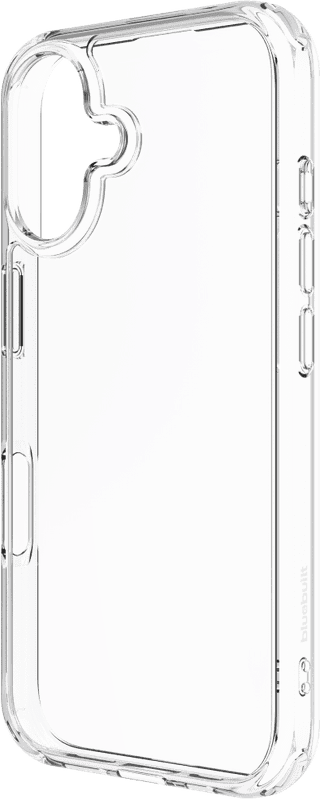 BlueBuilt Protective Back Cover iPhone 16 Transparant