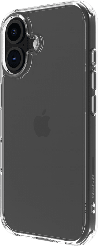 BlueBuilt Protective Back Cover iPhone 16 Transparant