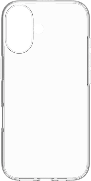 BlueBuilt Apple iPhone 16 Back Cover Transparent