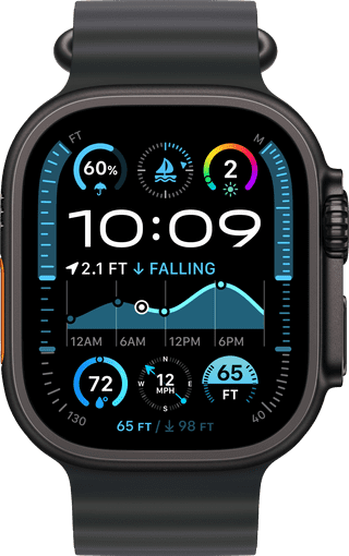 Apple Watch Ultra 2 4G 49mm Zwart Ocean Band Zwart