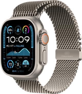 Apple Watch Ultra 2 4G 49mm Silver Milanese Watch Strap L