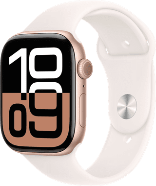 Apple Watch Series 10 46mm Roségoud Sportband S/M