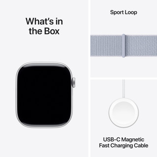 Apple Watch Series 10 4G 46mm Zilver Sport Loop
