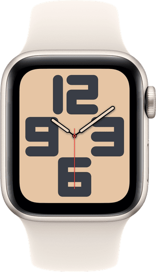 Apple Watch SE 2024 4G 40mm Starlight Sportband M/L