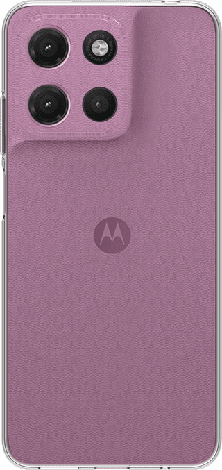 Just in Case Soft Design Motorola Moto G17 / G17 Power Back Cover Transparant