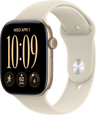 Apple Watch Series 12 Cellular 46mm Goud Sportband M/L
