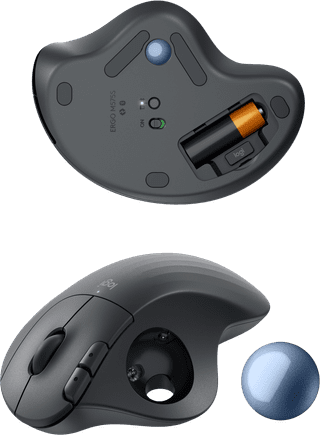 Logitech ERGO M575S Wireless Trackball Mouse Black