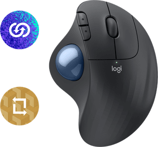 Logitech ERGO M575S Wireless Trackball Mouse Black