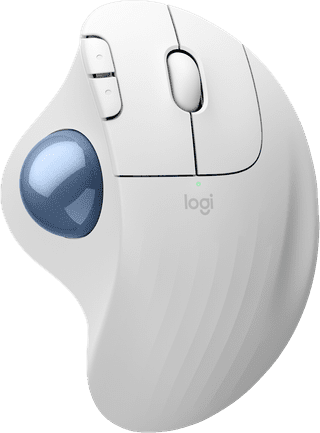 Logitech ERGO M575S Wireless Trackball Muis Wit