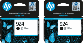 HP 924 Cartridge Zwart Duo Pack