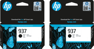 HP 937 Cartridge Zwart Duo Pack