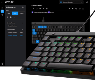 Logitech G515 TKL Gaming Toetsenbord Qwerty