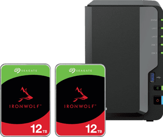 Synology DS225+ + Seagate Ironwolf 12TB Duo Pack