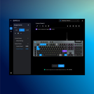 Logitech G915 X Gaming Toetsenbord Qwerty Zwart