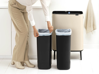 Brabantia Bo Touch Bin Hi Prullenbak 2 x 30 liter Soft Beige