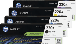 HP 220A LaserJet Toner Cartridge Combo Pack
