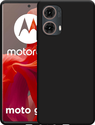 Just in Case Soft Design Motorola Moto G85 Back Cover Zwart