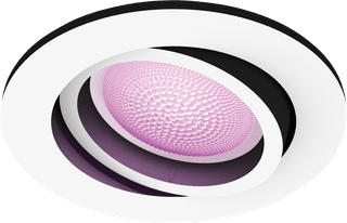 Philips Hue Centura Recessed Spot Light White and Color- Round - White