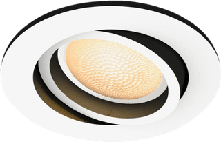 Philips Hue Milliskin inbouwspot White Ambiance - rond - Wit