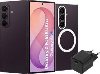 Samsung Galaxy Z Fold 8 Ultra 256GB Paars 5G + Accessoirepakket