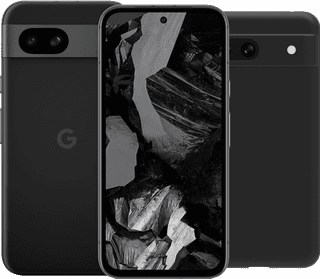 Google Pixel 8a 128GB Zwart 5G + BlueBuilt Back Cover Zwart
