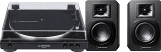 Audio-Technica AT-LP60XBTBK + Audio-Technica ATH-SP3X Zwart