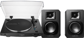Audio Technica AT-LP3XBT + Audio-Technica ATH-SP3X Zwart